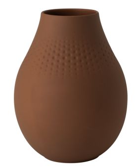 Villeroy & Boch Manufacture Collier Terre Vase Perle Hoch 16x16x20 cm 
