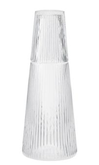 Stelton Pilastro Karaffe mit Glas 1 L clear 