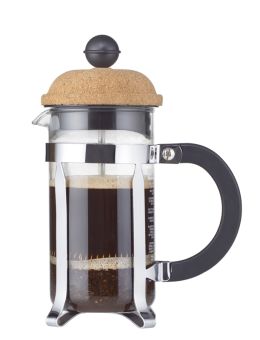 Bodum Chambord Kaffeebereiter 3 Tassen 0.35 L Edelstahl Kork 