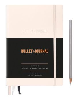 Leuchtturm Bullet Journal Mark II Medium (A5) Hardcover, 206 nummerierte Seiten, Blush, dotted 
