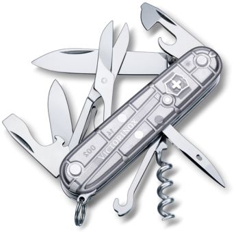 Victorinox Climber Silvertech transparent silber 