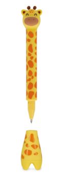 Legami Kugelschreiber mit Standfuß Giraffe Tinte blau 