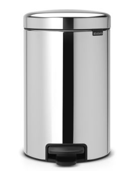 Brabantia Treteimer Newicon 12 L Brilliant Steel 