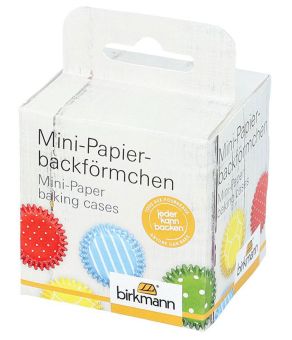Birkmann Mini-Papierbackförmchen 100 Stk.. gemustert 