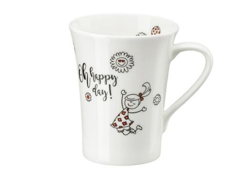 Hutschenreuther My Mug Collection Worte Becher mit Henkel - Oh Happy Day 