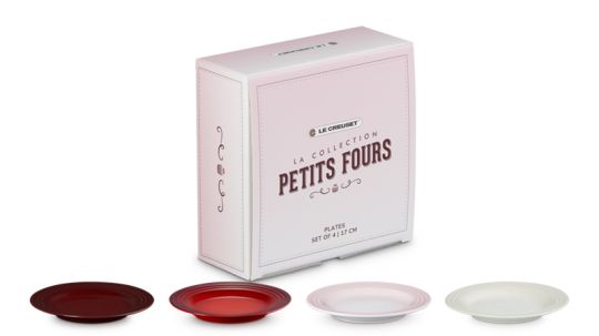 Le Creuset Teller 17cm 4er-Set Petits Fours 