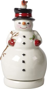 Villeroy & Boch Nostalgic Melody Schneemann drehend 8x8x15 cm 