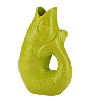 Gift Company Monsieur Carafon Fisch Vase S lime 1,2 L 