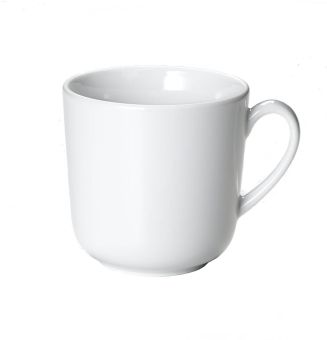 Dibbern Solid Color Weiss Becher mit Henkel 0,32 L 