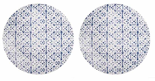 ASA Selection Marokko Essteller 2er Set Indigo Ø 25,5 cm 