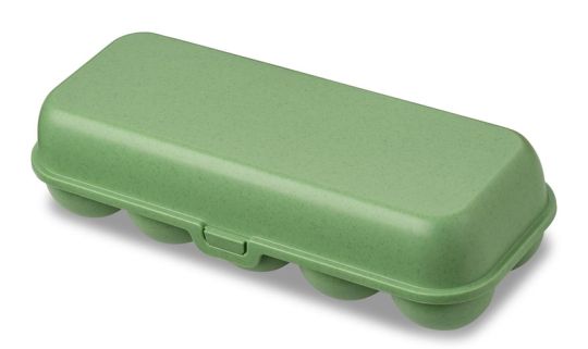 Koziol Eierbox Eggs To Go nature leaf green 