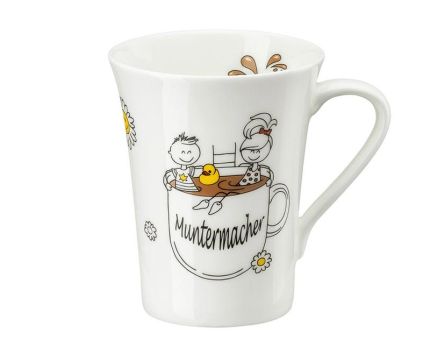 Hutschenreuther My Mug Collection Worte Becher mit Henkel - Muntermacher 