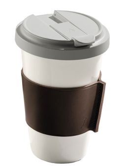 Dibbern Fine Bone China Becher Konisch Coffee To Go Braun Classic 