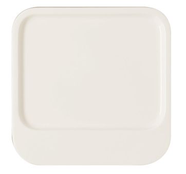 RAK Porcelain Massilia Ivoris white Teller quadratisch L 19.9 cm / W 19.9 cm / Ht. 1.6 cm 