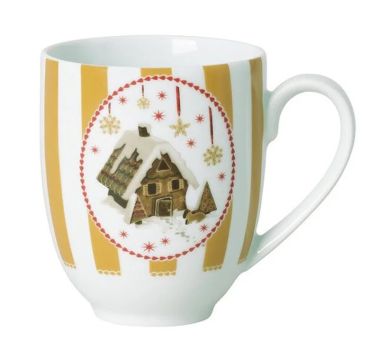 Hutschenreuther Becher mit Henkel Christmas Love beige 