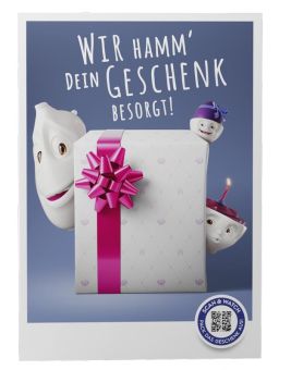 Fiftyeight Products Grußkarte Häppy birthdaaay 