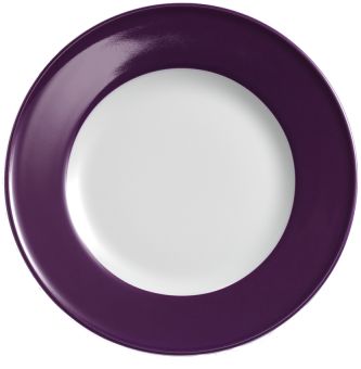Dibbern Solid Color Pflaume Teller flach 21 cm Fahne 