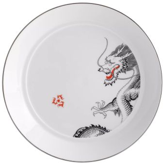 Meissen Suppenteller Form Vitruv Glücksdrache Ø 24 cm 