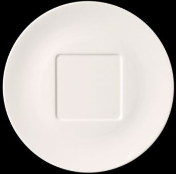 Dibbern Pure Teller flach 32 cm Quarree Weiss 