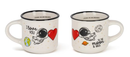 Legami 2er-Set Espresso-Mini-Mug For Two Space 