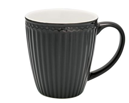 Greengate Becher Alice dark grey H 9,5cm 