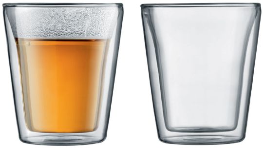 Bodum Canteen 2 Stk. Glas Doppelwandig 0,2 L 