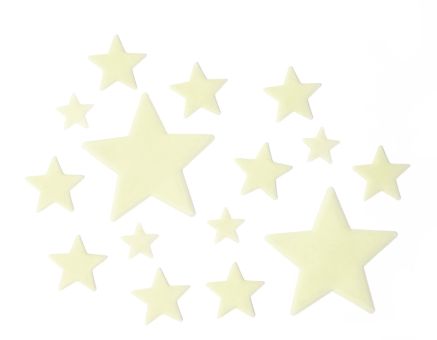 Legami Klebeornamente Super Stars Glow In The Dark 