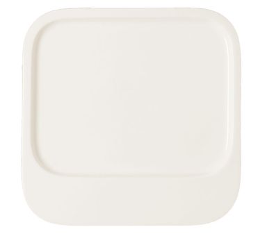 RAK Porcelain Massilia Ivoris white Teller quadratisch L 26.9 cm / W 26.9 cm / Ht. 1.6 cm 