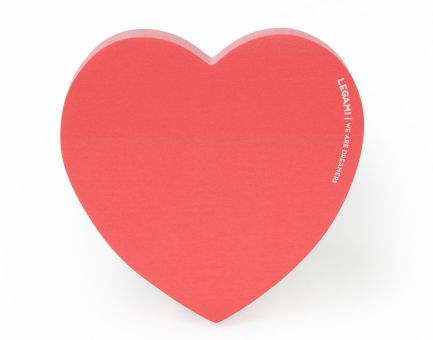 Legami Klebezettel-Notizblock Lovely Notes Heart 