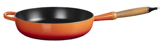 Le Creuset Sautépfanne Signature 28 cm Ofenrot Gusseisen 