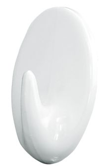 Hansi Klebehaken Oval klein weiß 4 Stk. 31x20 mm 