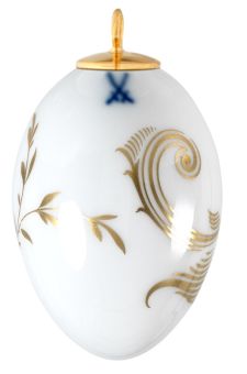 Meissen Osterei, Waves Of Spring, H 5 Cm 
