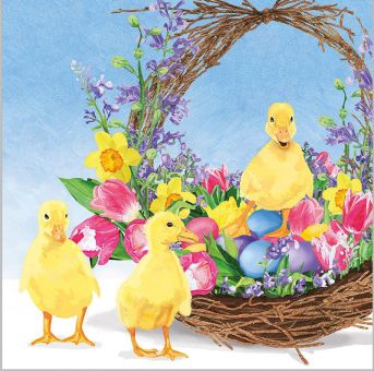 Paperproducts Servietten 25x25 cm Les Canettes 