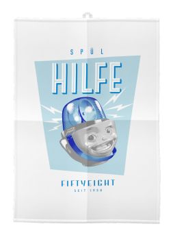 Fiftyeight Products Geschirrhandtuch Spül Hilfe 100% Bio-Baumwolle 