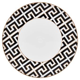 Meissen Vorspeise- Und Dessertteller, Form MEISSEN® Cosmopolitan , Royal Palace, Schwarz, Ø 22,5 Cm 