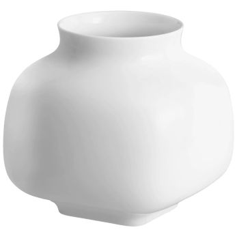 Meissen Vase Klein Form Nova Weiß H 17,5 cm 