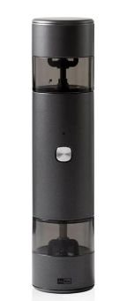 AdHoc Elektrische Pfeffer- und Salz- Doppelmühle i.Mill Duo dark grey CeraCut® Ceramic Mahlwerk 
