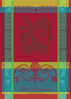 Garnier-Thiebaut Geschirrtuch Les Betteraves Rouge 56x77 cm 100% Baumwolle 