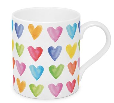 Paperproducts Henkelbecher FBC Aquarell Hearts 