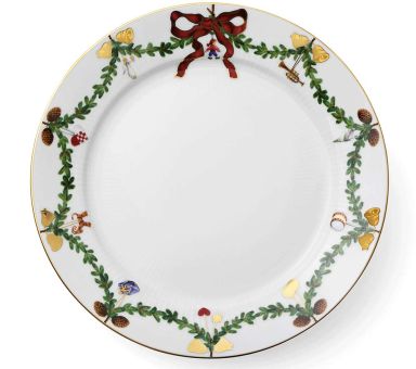 Royal Copenhagen Starfluted Christmas Teller flach 27 cm 