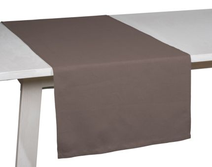 Pichler Tischläufer 50x150 cm Pure schokolade 