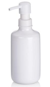 Kela Seifenspender Leonie Keramik weiß 20 cm 7,5 cmØ 300 ml 
