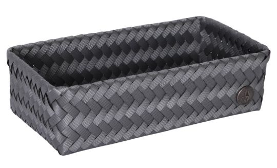 Handed By Basket rechteckig Fit Double Tiny dark grey 