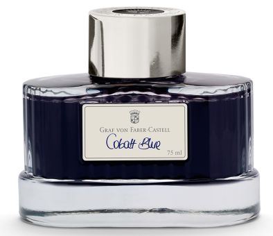 Graf von Faber-Castell Tinte im Glas Cobalt Blue 75ml 