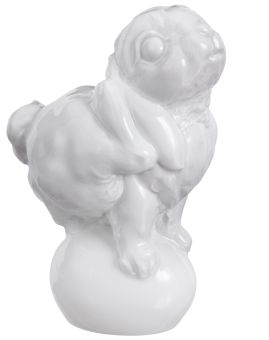 Meissen Hase Donna Weiß H 12 cm 