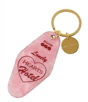 Gift Company Schlüsselanhänger Key Club by GC Hotel Lonly Hearts rosa 