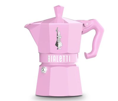 Bialetti Espressokocher Moka Exclusive 3 Tassen pink 