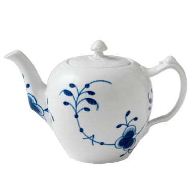 Royal Copenhagen Musselmalet Mega Blau Teekanne mit Deckel 100 cl 