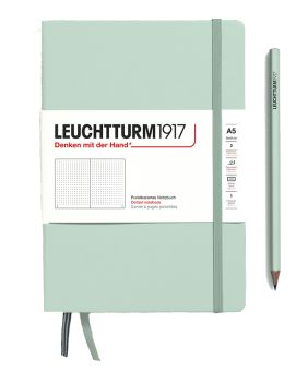 Leuchtturm Notizbuch Medium (A5) Hardcover Mint Green dotted 