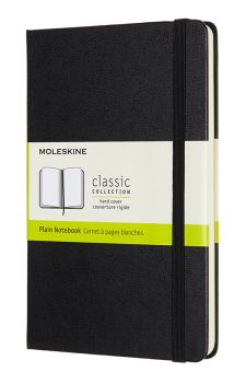 Moleskine Notizbuch Medium Blanko Hard Cover Schwarz 